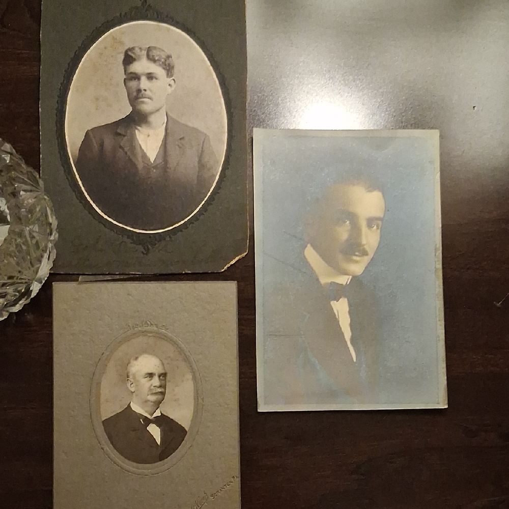 Vintage Portrait Photographs Set